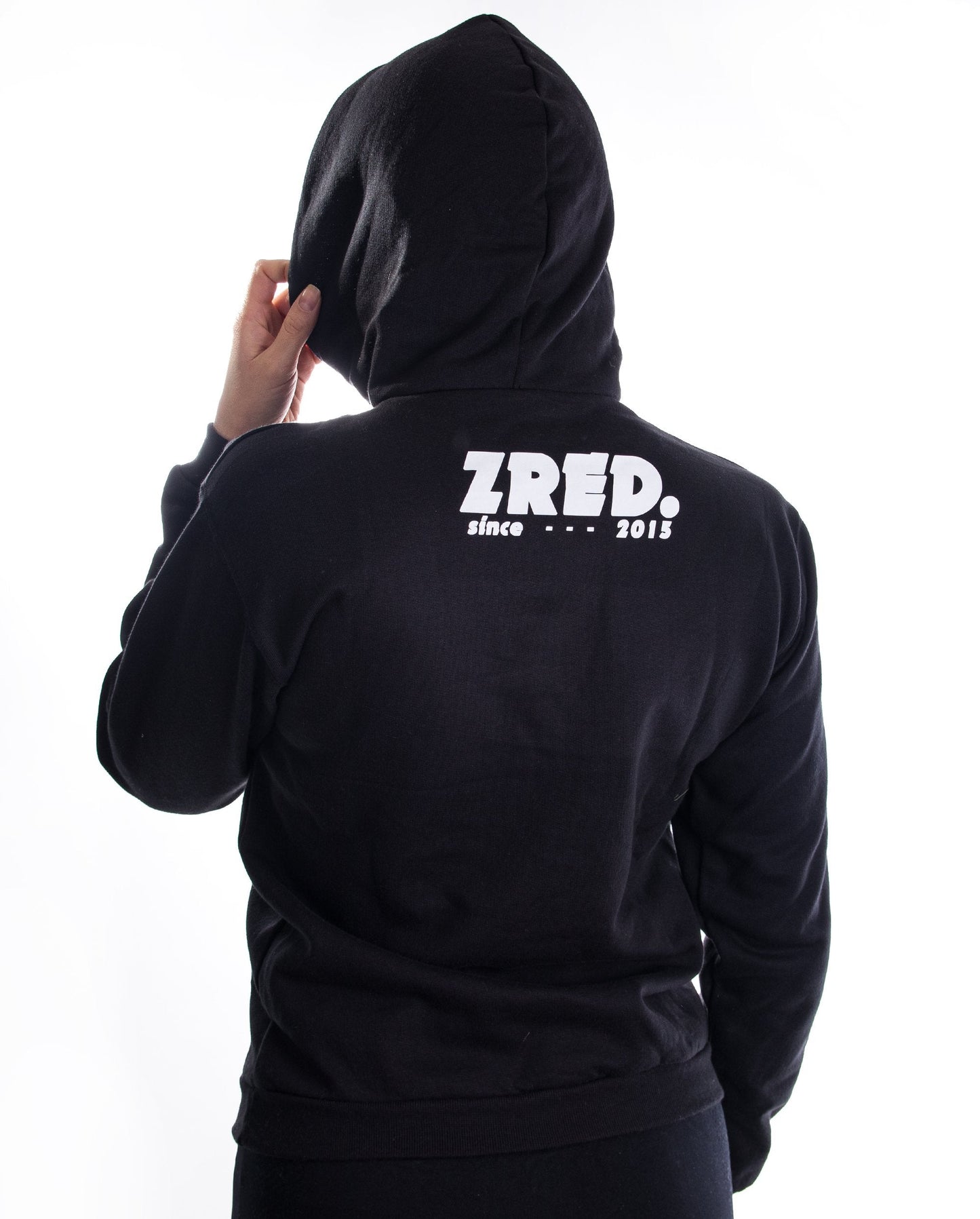 Back to classic autumn Hoodie - black/white - Damen