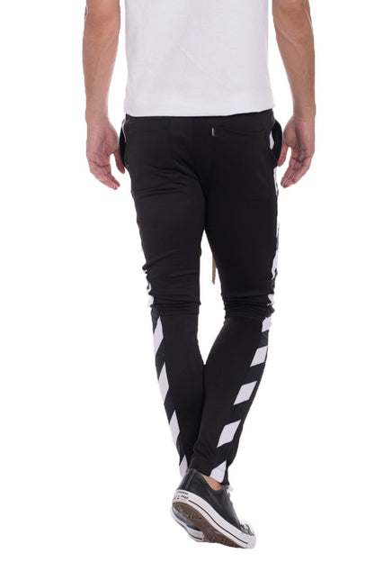 DIAGONAL TRACK PANTS P124