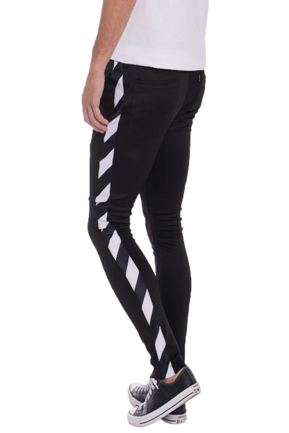 DIAGONAL TRACK PANTS P124