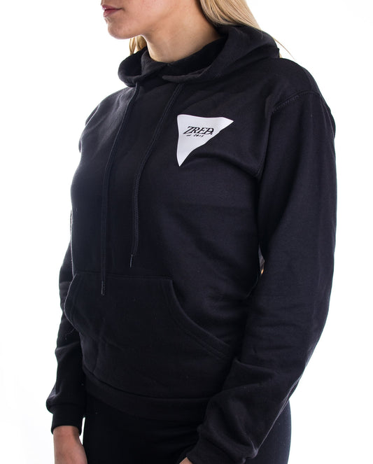 Back to classic autumn Hoodie - black/white - Damen